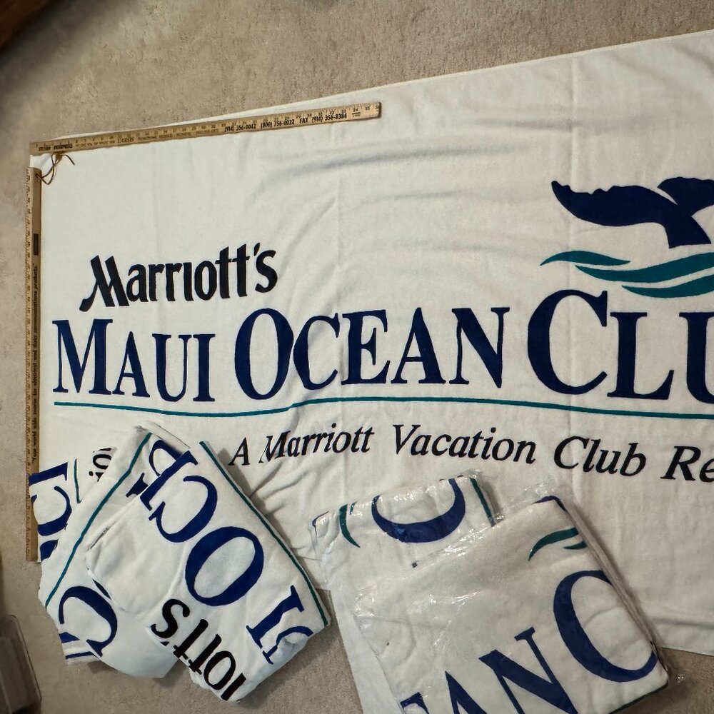Marriott Maui Ocean Club beach towels